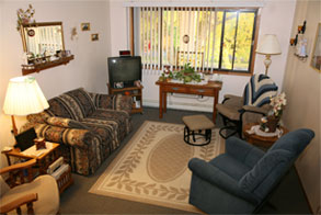 Photo of the interior of a HUD housing apartment for senior citizens in Wisconsin